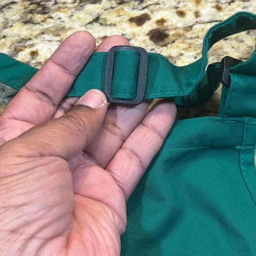 Starbucks Barista Apron Green Embroidered‎  Logo Uniform 2 Pockets Adjustable
